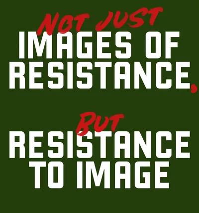 Poster for RESISTANCE TO IMAGE: Experimental Palestinian Films